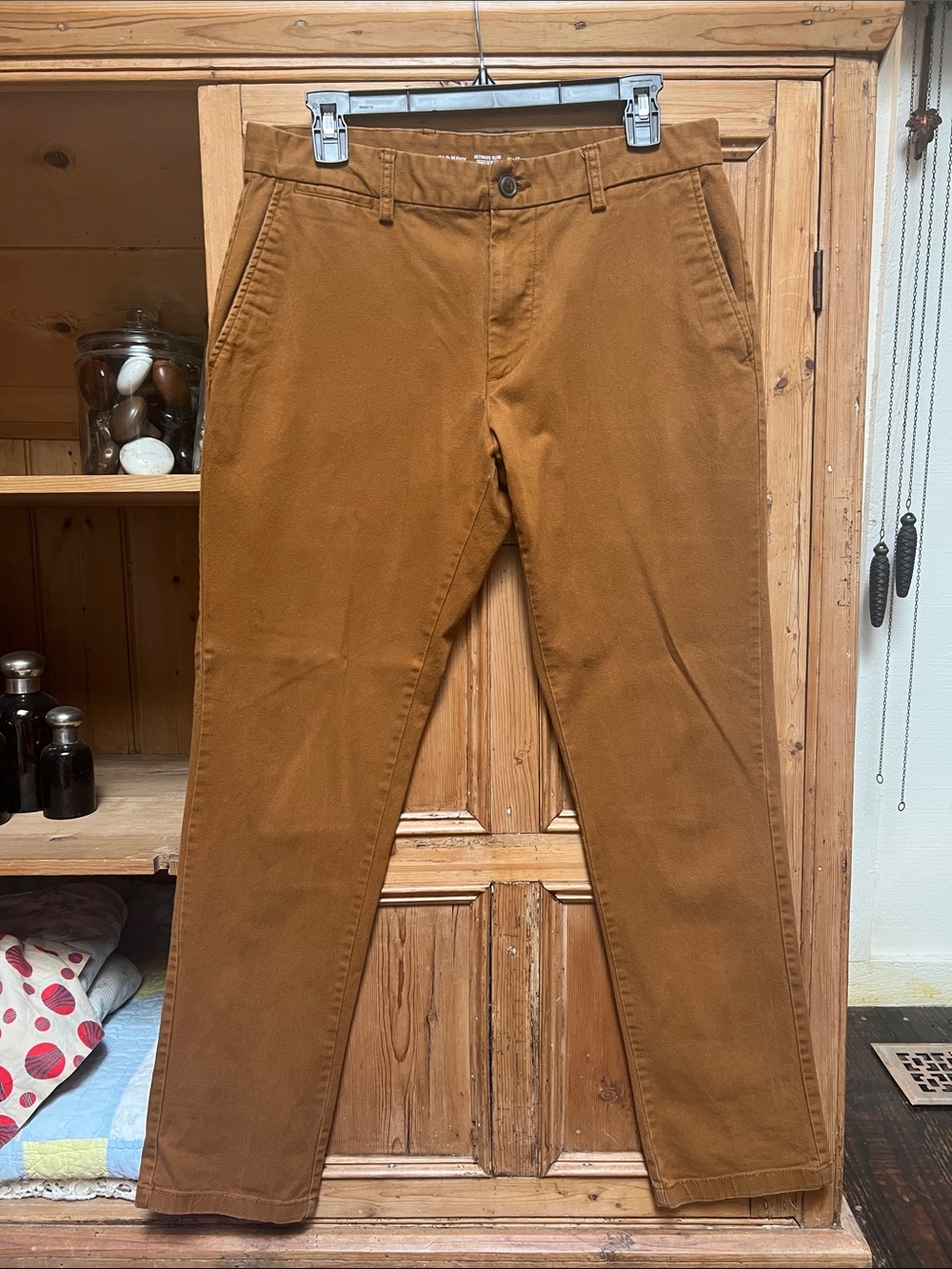 Old Navy Slim Fit Cognac Pants